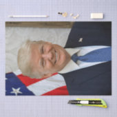 ドナルド・トランプ米国大統領ホワイトハウスMAGA 2024 薄葉紙 (クラフト)