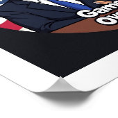 ドナルド・トランプ米国 ポスター (角)