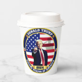 ドナルド・トランプ米国 紙コップ (正面)