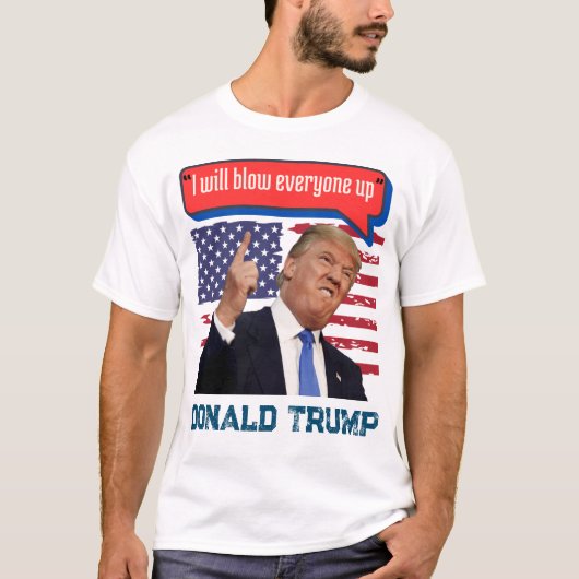 ドナルド・トランプ米国Tシャツ Tシャツ (正面)