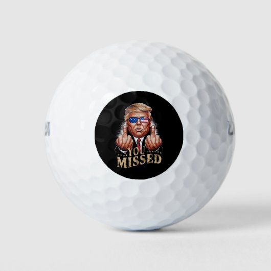 ドナルド・トランプ米大統領選を見逃した ゴルフボール (正面)