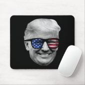 ドナルド・トランプ米州旗7月4日 マウスパッド (マウス)