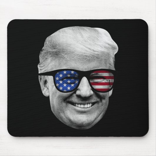 ドナルド・トランプ米州旗7月4日 マウスパッド (正面)