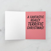 ドナルド・トランプ途方もない兄のクリスマスカード シーズンカード (内部)