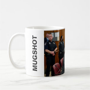 ドナルド・トランプ逮捕ムグショットマグ コーヒーマグカップ