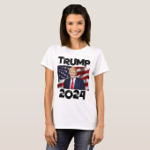 ドナルド・トランプ逮捕2024 Tシャツ (正面フル)