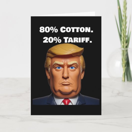 ドナルド・トランプ関税 カード (正面)