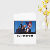 ドナルド・トランプ防弾2024大統領のカンジダ カード (黄色い花)