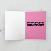 ドナルド・トランプ面白バレンタインカード カード (内部)