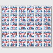 ドナルド・トランプ2016年の大統領選挙 ラッピングペーパー (フラット)