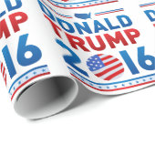 ドナルド・トランプ2016年の大統領選挙 ラッピングペーパー (ロールコーナー)