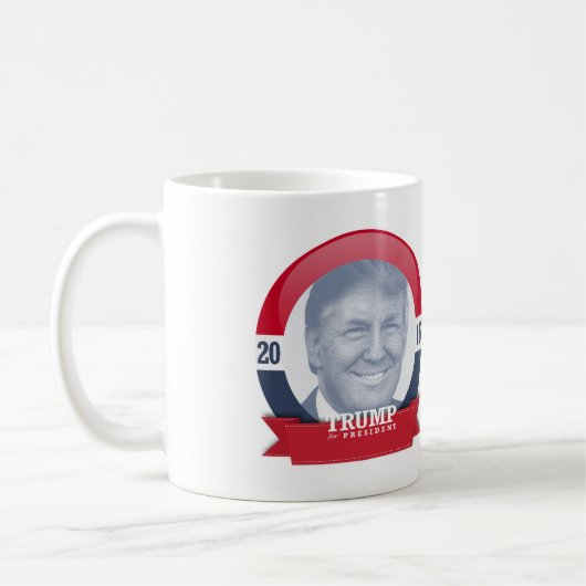 ドナルド・トランプ2016年 コーヒーマグカップ (左)