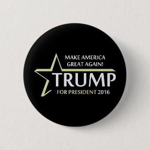 ドナルド・トランプ2016年 缶バッジ