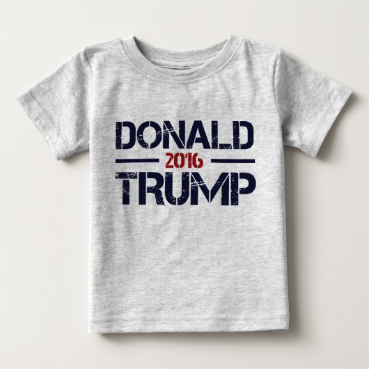ドナルド・トランプ2016 ベビーTシャツ (正面)