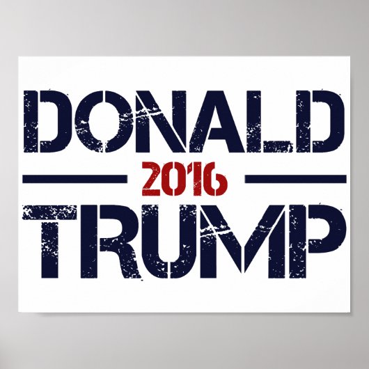 ドナルド・トランプ2016 ポスター (正面)