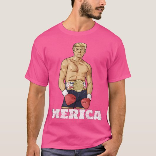 ドナルド・トランプ2020アメリカボクシングチャンピオンBoxer M Tシャツ (正面)