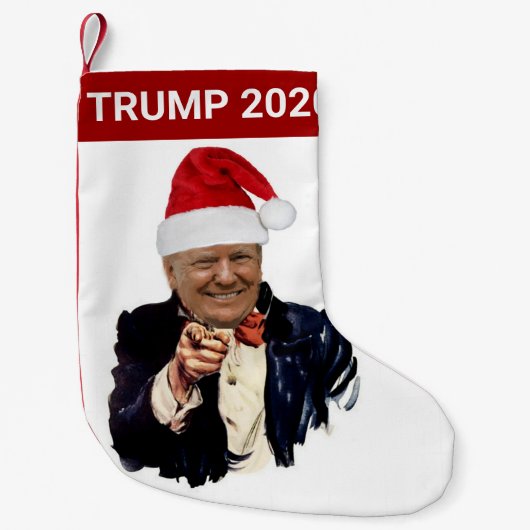 ドナルド・トランプ2020クリスマス スモールクリスマスストッキング (正面)