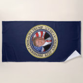 ドナルド・トランプ2020年保アメリカ総統素晴らし領 ビーチタオル (正面)