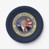 ドナルド・トランプ2020年保アメリカ総統素晴らし領 ペーパープレート (正面)