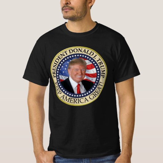 ドナルド・トランプ2020年保アメリカ総統素晴らし領 Tシャツ (正面)