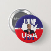 ドナルド・トランプ2020年 缶バッジ (正面&裏面)