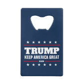 ドナルド·トランプ2020選保挙アメリ素晴らしカ クレジットカード栓抜き (裏面)