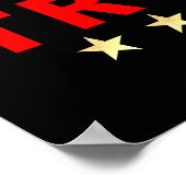 ドナルド・トランプ2024のためのアフリカ系アメリカ人 ポスター (角)