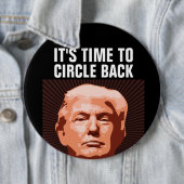 ドナルド・トランプ2024の時間に戻るジャイアントボタン 缶バッジ (インサイチュ)
