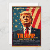 ドナルド・トランプ2024アイロニックおもしろいシリーズのカバー シーズンカード (正面/裏面)