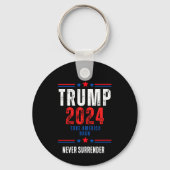 ドナルド・トランプ2024アメリカの選挙を取り戻す キーホルダー (正面)