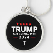ドナルド・トランプ2024アメリカの選挙を取り戻す キーホルダー (正面)