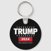 ドナルド・トランプ2024アメリカの選挙を取り戻す キーホルダー (正面)