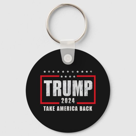 ドナルド・トランプ2024アメリカの選挙を取り戻す キーホルダー (正面)