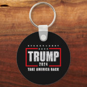 ドナルド・トランプ2024アメリカの選挙を取り戻す キーホルダー (正面)