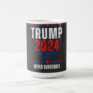 ドナルド・トランプ2024アメリカの選挙を取り戻す コーヒーマグカップ