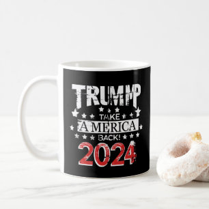 ドナルド・トランプ2024アメリカの選挙を取り戻す コーヒーマグカップ
