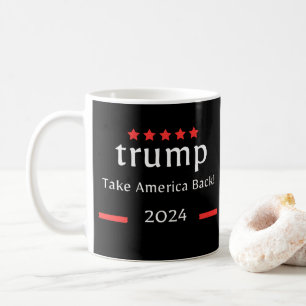 ドナルド・トランプ2024アメリカの選挙を取り戻す コーヒーマグカップ