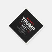 ドナルド・トランプ2024アメリカの選挙を取り戻す スタンダードカクテルナプキン (角)