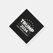 ドナルド・トランプ2024アメリカの選挙を取り戻す スタンダードカクテルナプキン (角)