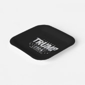 ドナルド・トランプ2024アメリカの選挙を取り戻す ペーパープレート (傾斜あり)