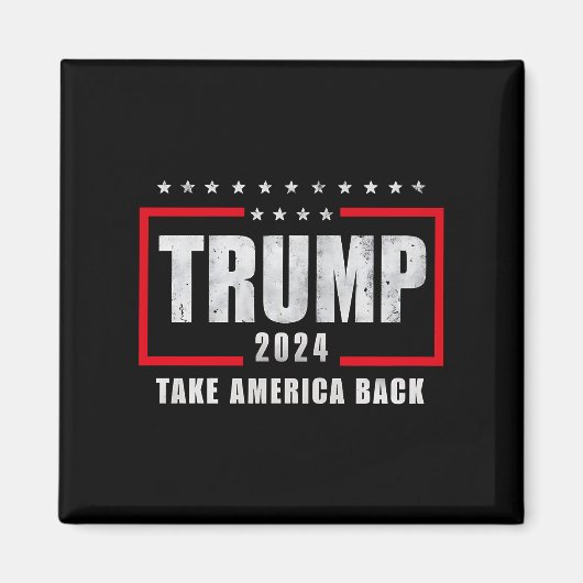 ドナルド・トランプ2024アメリカの選挙を取り戻す マグネット (正面)
