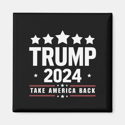 ドナルド・トランプ2024アメリカの選挙を取り戻す マグネット (正面)