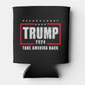 ドナルド・トランプ2024アメリカの選挙を取り戻す 缶クーラー (正面)
