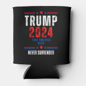 ドナルド・トランプ2024アメリカの選挙を取り戻す 缶クーラー (正面)