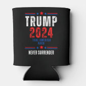 ドナルド・トランプ2024アメリカの選挙を取り戻す 缶クーラー (裏面)