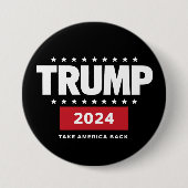 ドナルド・トランプ2024アメリカの選挙を取り戻す 缶バッジ (正面)