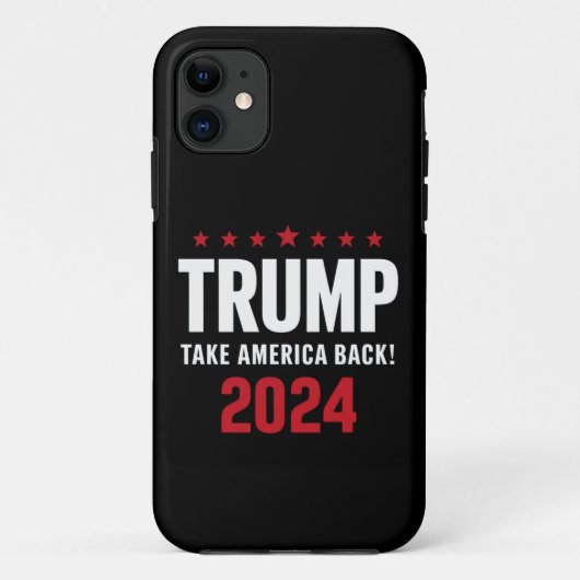 ドナルド・トランプ2024アメリカの選挙を取り戻す Case-Mate iPhoneケース (裏面)