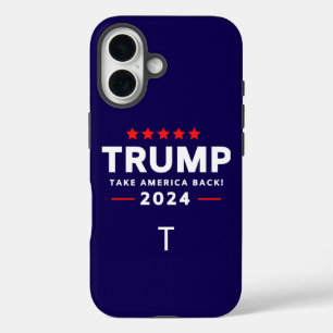 ドナルド・トランプ2024アメリカの選挙を取り戻す iPhone 16ケース