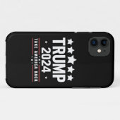 ドナルド・トランプ2024アメリカの選挙を取り戻す Case-Mate iPhoneケース (裏面(横))