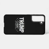 ドナルド・トランプ2024アメリカの選挙を取り戻す SAMSUNG GALAXYケース (裏面横)